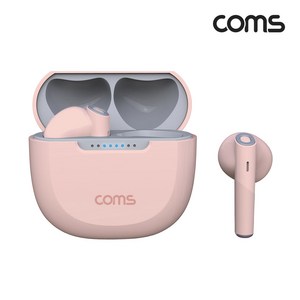Coms 블루투스 무선 이어폰 핑크 5.3v 무압박 YN454, 선택1, 선택1