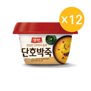 동원 양반 단호박죽, 285g, 12개