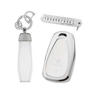 카템 엣지라인 풀커버 키케이스 풀세트, 화이트실버, 쉐보레 C01