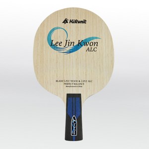 하이러닛 이진권 ALC(파랑)-CS그립 중펜 중국식 펜홀더 탁구 라켓, 러버부착（러버 구매 필수!!））, 1개