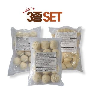 신세계푸드 모닝빵 크로아상 깨찰빵 생지 3종, 1세트, 1.7kg