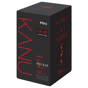 카누 미니 마일드 로스트 130T(100T+30T), 1개, 130개입, 900mg