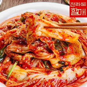 전라도할매 국내산 원재료 100% 프리미엄 겉절이(순한맛/매운맛), 매운맛, 1개, 1.5kg