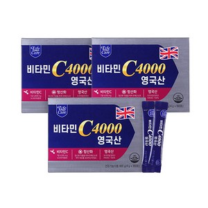 라이프케어 비타민C 4000 메가도스/영국산비타민, 400g, 3개