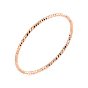[비앤비골드]14K18K 0.8mm 열손가락 금사컷팅 반지 NPR21663