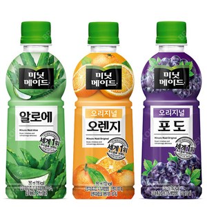 미닛메이드 알로에 주스, 350ml, 24개