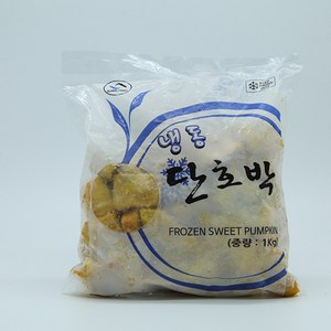 냉동야채 탈피 단호박 1kg, 1개