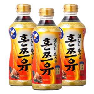 기꼬만 코이다시 혼쯔유, 500ml, 500g, 3개