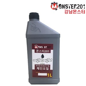 체인오일 몬스터 1L 전기톱 엔진톱 충전톱 필수품, 1개