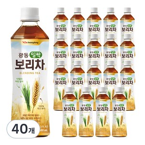 광동 밀싹 보리차, 500ml, 40개