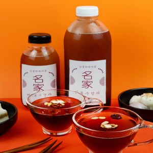 [공방직송] 국산재료 전통 수제 수정과, 4개, 1L