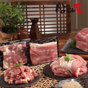 삼다돈 제주 흑돼지 구이 찌개 불고기용 세트 총3kg, 300g, 1개