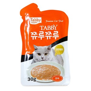 테비토퍼 쮸루쮸루 고양이간식, 연어, 30g, 12개