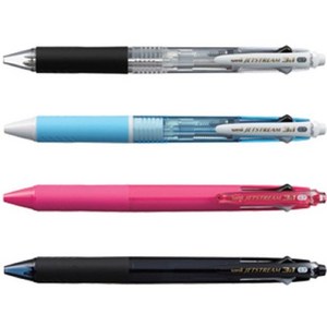 키밍 / 유니 제트스트림 3n1 멀티펜 MSXE4-600-07 0.7 낱개., 로즈핑크, 1개