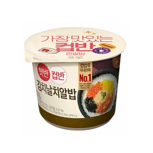 CJ제일제당 햇반 컵반 김치날치알밥, 188g, 10개