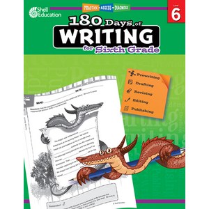 (영문도서) 180 Days of Writing for Sixth Grade: Practice Assess Diagnose Paperback, Shell Education Pub, English, 9781425815295