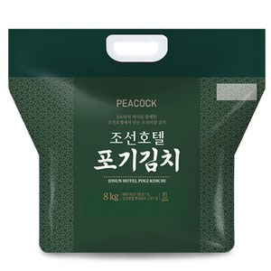 피코크 조선호텔 포기김치 8kg, [0001]기본상품, 1개