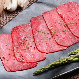 미국산 우둔살 슬라이스 1kg 2kg 반찬 구이용 식단 다이어트 헬스 수입 냉동 소고기, (200g), 1개