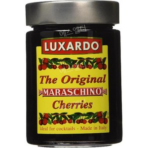 Luxardo 고메 칵테일 마라스키노 체리 통조림 400G 병, 1개