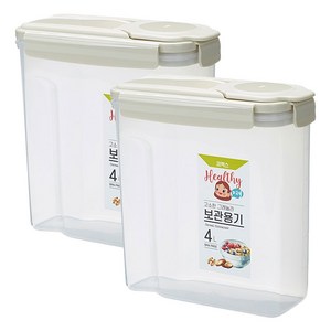 코멕스 고소한 그래놀라 보관용기 4L X 2개