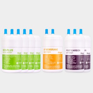 WPU-A410C 정수기필터 SK매직 호환 1년세트 3단