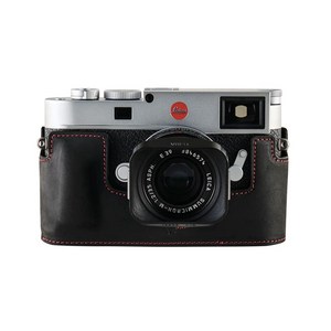 오버베르트 Leica M11 Half Case - Hydrophobic/Open Type Black - Red, 1개