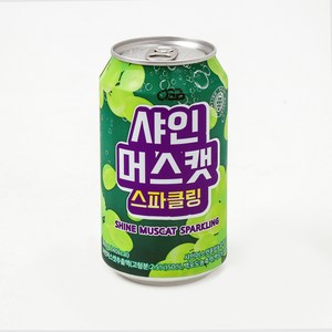 샤인머스캣 스파클링 탄산 캔음료, 24개, 350ml