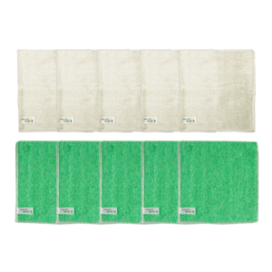 필하이 세제가 필요없는 대나무셀 천연향균 행주 수세미 혼합(화이트5개 그린5개) 10개 1세트, 1개
