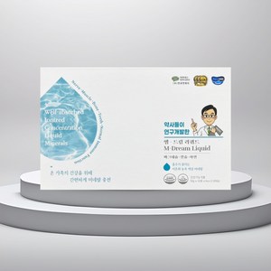엠드림 리퀴드 액상미네랄 마그네슘 아연 유소아부터 성인까지 미네랄 건강식품(30gx60포)1박스, 1박스, 60회분