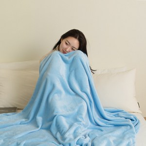 코팅블루 도톰 보드라운 극세사 감성 블랭킷 담요