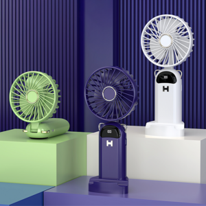 NUNUHANA 접이 핸디 무선 미니 선풍기 무소음 선풍기 Z28, 화이트