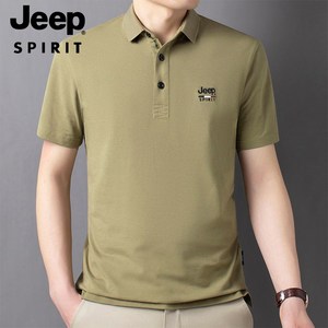 JEEP SPIRIT 남성 폴로 반팔 카라 티셔츠 남자 PK 여름 패션 8929