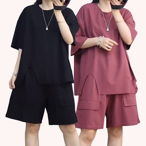 쿨냉 포켓 5부 트임 상하세트