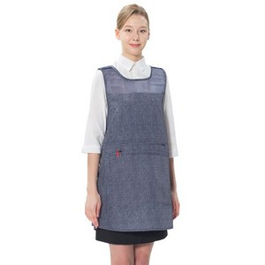 망사원피스앞치마 보카시원피스앞치마 특대있음, 특대(L), 1개, SAP-8009 블루