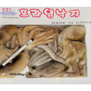 프라임 냉동활낙지 / 절단낙지, 통낙지 4마리(850gr), 1개