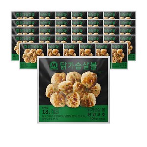 미트리 닭가슴살 볼 청양고추, 100g, 35개