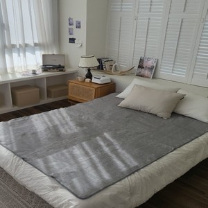 르미엘 전자파없는 침대용 슬림 온수매트 온열 숙면 전기 매트 더블 EMF, 200 x 145 cm