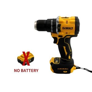 DeWalt 브러시리스 무선 임팩트 드릴 충전식 전원 1/2 DCD805 20V, [01] No Battery, [04] AU, 1개, 01 NO Battery