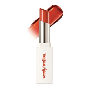터치인솔 비건어게인 쥬시 글로우 립스틱, 누디 아몬드, 3.5g, 1개