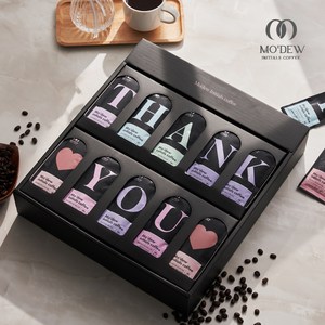 모듀 이니셜 더치커피 콜드브루 원액 (문구조합)80팩 6종 스페셜티세트, 4) 샾GOOD 하트DAY하트 좋은날세트