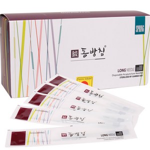 동방장침 1Box(1000pcs)/0.35x120mm/멸균침, 1개