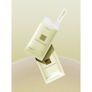 이희 더퍼스트 골드 스팀마스크 / 헤어팩 부시시한 상한머리 머릿결 복구 영양제, 4개, 40ml