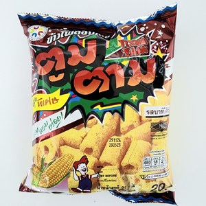 태국 툼탐 콘스낵 과자 옥수수과자 con snack woldfood, 1개, 91g