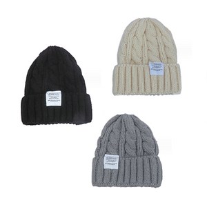 마켓미모 꽈배기 비니 3개