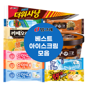 더위사냥 10개입 + 뽕따 소다 10개입 + 탱크보이 10개입 + 폴라포 10개입, 1개, 70ml