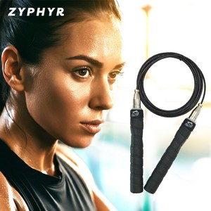 자이퍼 크로스핏 스피드 선수용 와이어, 1세트, 블랙