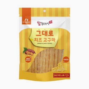 (2개)그대로 치즈 고구마 닭고기맛 스틱 250g, 2개