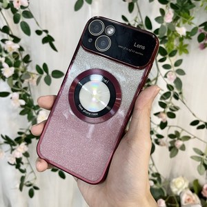 힐링센트 아이폰 15 시리즈 풀커버 맥세이프 글리터 케이스