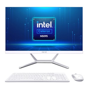 뷰라이프 24형 일체형PC N5095 윈도우11포함 무선키보드마우스 증정, 240GB, 16GB, 화이트, AP-D238-N5, WIN11 Po