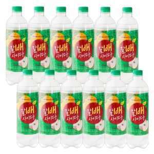 해태음료 갈배 사이다, 500ml, 12개